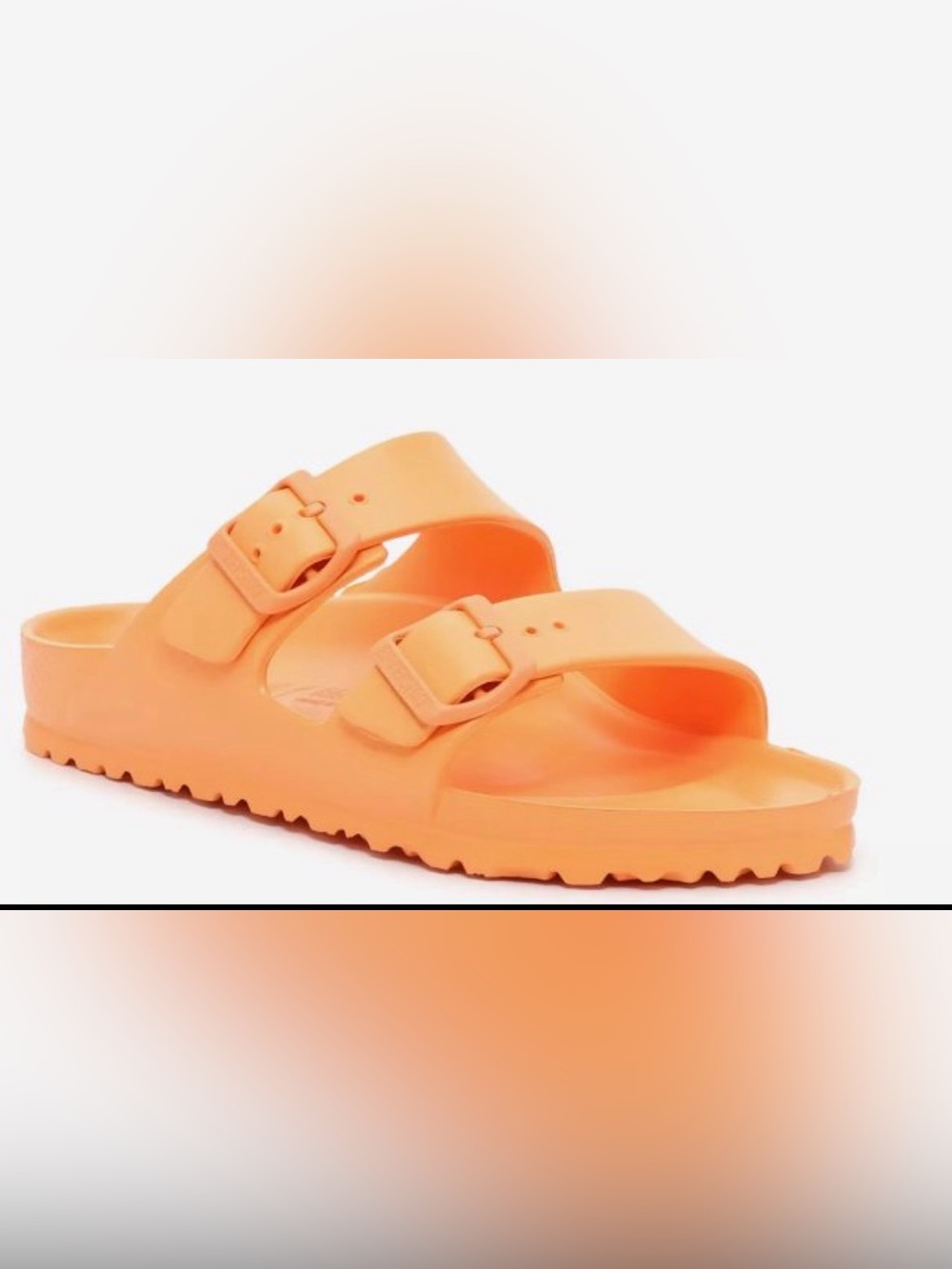 Birkenstock Double-Buckle Sandal in Bright Orange